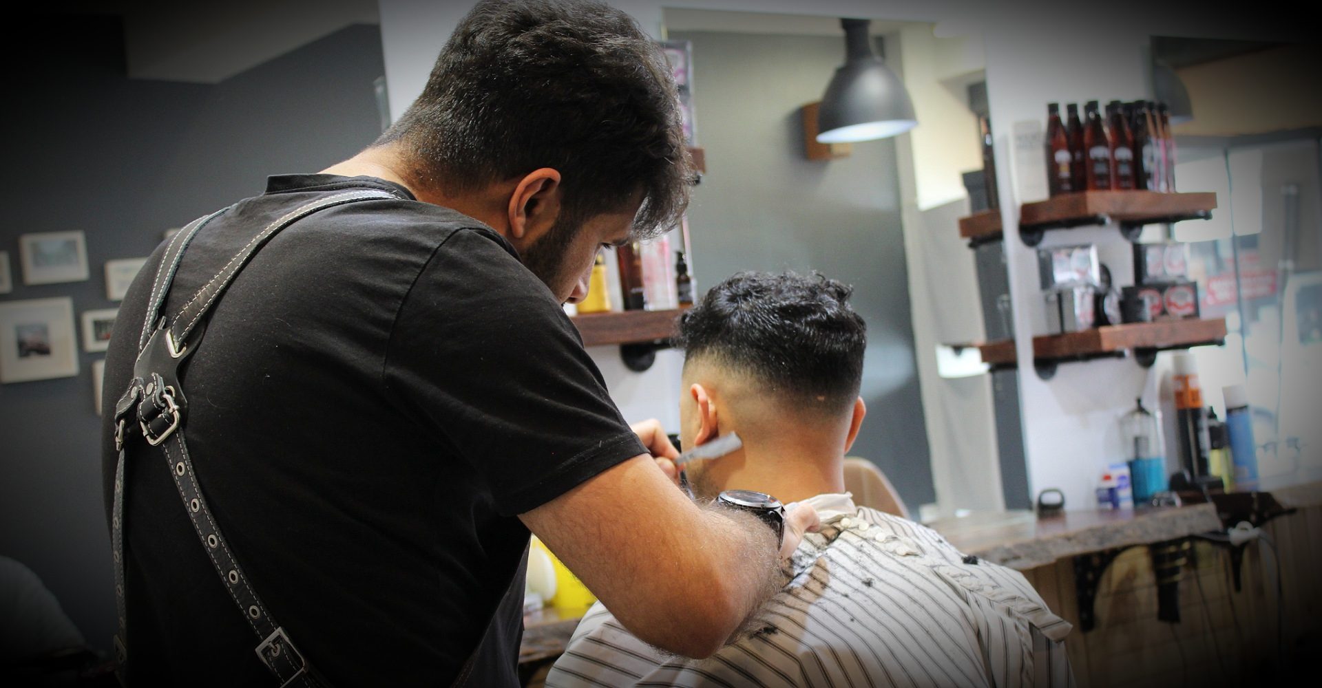 St Kilda Men Haircut in St Kilda Peaky Blinders